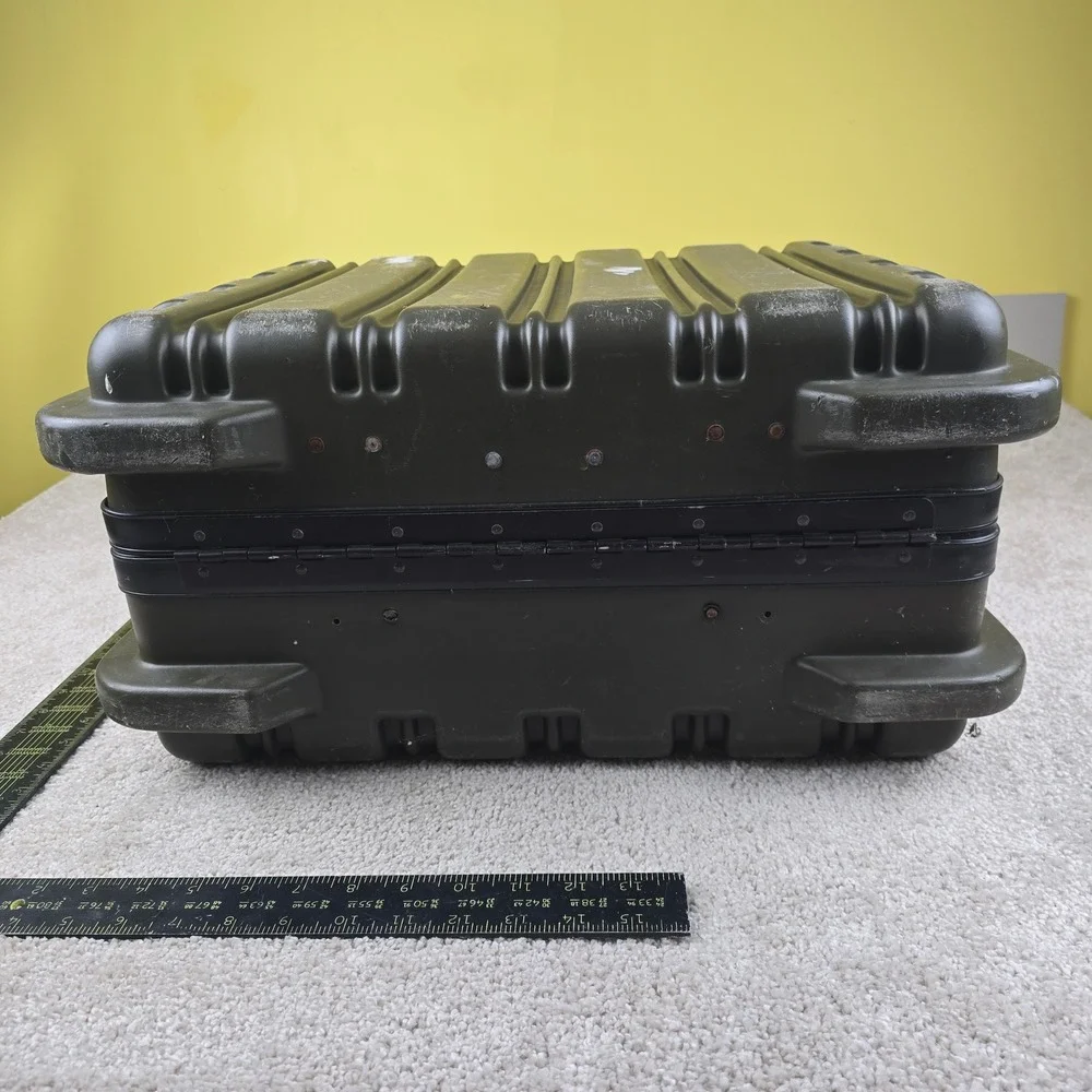 Jensen Tool Case Olive Drab Green Hard Shell Professional Field Technician Box